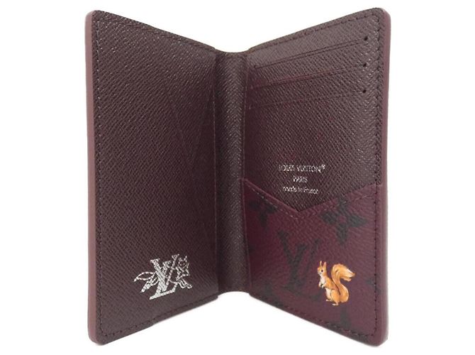 Tarjetero Monogram Louis Vuitton Burdeos - vista 3