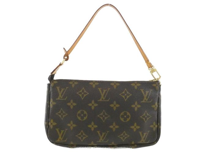 Louis Vuitton Monogram Pochette Accessoires M40712 Marrone - vista 2