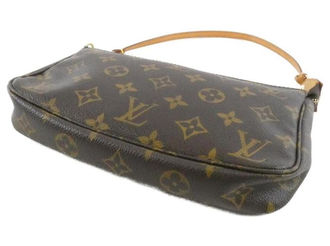 Louis Vuitton Monogram Pochette Accessoires M40712 Marrone - vista 3