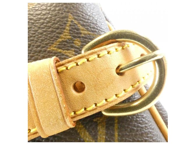Borsa Louis Vuitton Monogram Batignolles Horizontal Marrone - vista 6