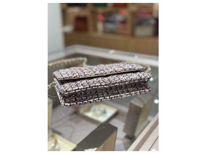 Bolso Chanel CF con cadena Multicolor - vista 3