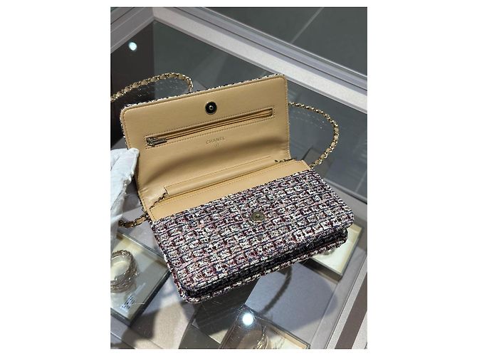 Bolso Chanel CF con cadena Multicolor - vista 8