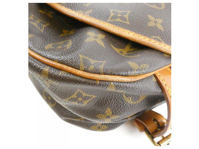 Borsa a Spalla Louis Vuitton Monogram Saumur Marrone - vista 2