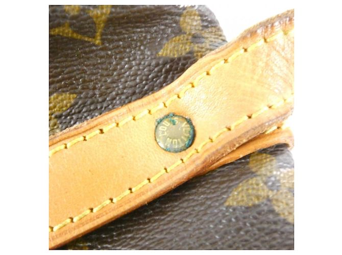Borsa a Spalla Louis Vuitton Monogram Saumur Marrone - vista 4