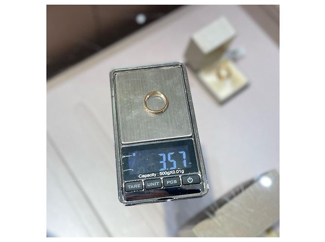 Anello Love Cartier in oro rosa 18K con diamanti D'oro - vista 8