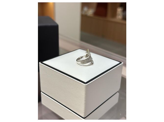Chanel Étoile Filante Ring aus 18K Weißgold und Diamanten Silber - Ansicht 5