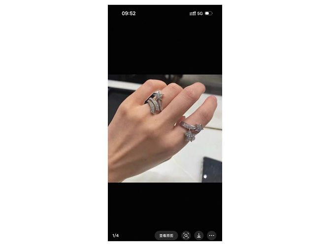 Chanel Étoile Filante Ring aus 18K Weißgold und Diamanten Silber - Ansicht 9