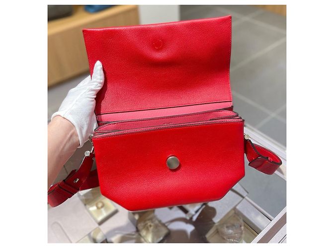 Borsa a tracolla Hermès OPLI24 Rosso - vista 5