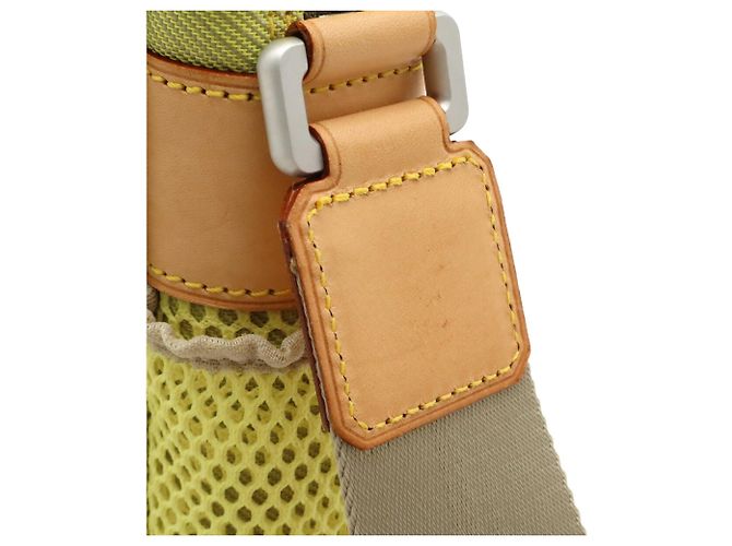 Borsa a tracolla Louis Vuitton Damier Geant Louis Vuitton Cup Weatherly Giallo - vista 5