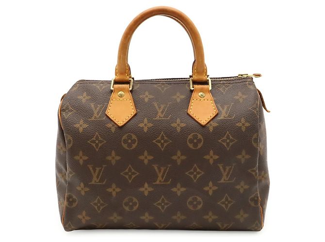Borsa Louis Vuitton Monogram Speedy 25 Marrone - vista 2