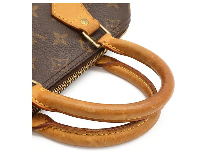 Borsa Louis Vuitton Monogram Speedy 25 Marrone - vista 5