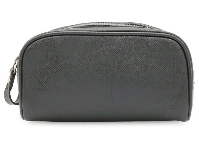 Pochette Louis Vuitton Taiga Trouse Ivan Clutch Handbag Pouch Gris - vista 2