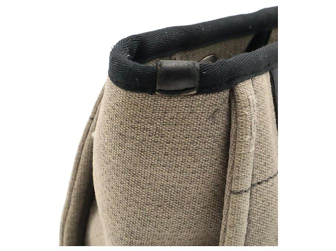 Borsa Tote CHANEL Deauville Marrone Nero - vista 6