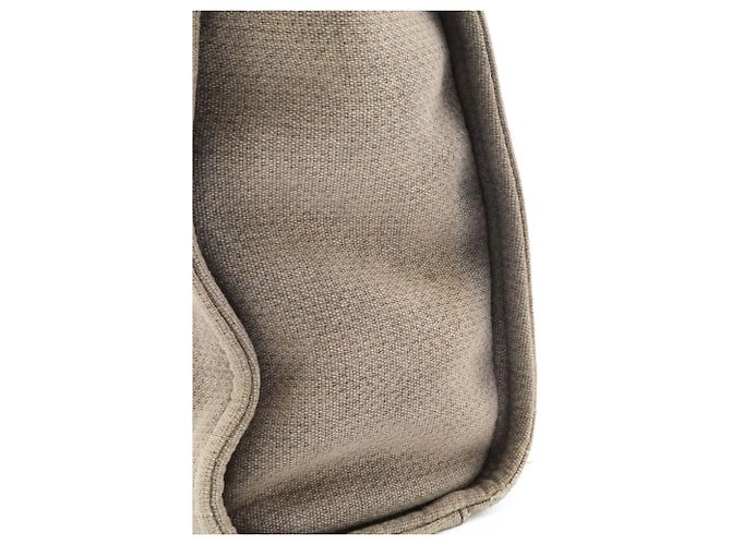 Borsa Tote CHANEL Deauville Marrone Nero - vista 7