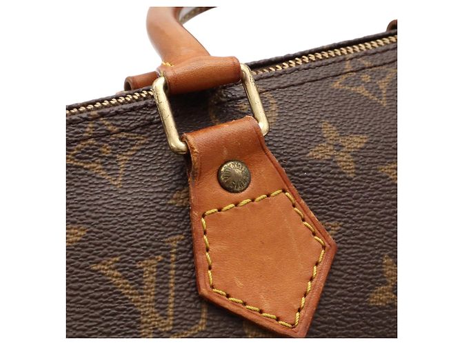 Borsa Louis Vuitton Monogram Speedy 25 Marrone - vista 6