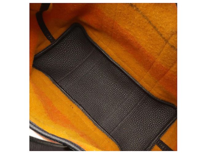 Hermès HERMES Garden PM Tote Bag Orange Yellow Navy blue - view 7