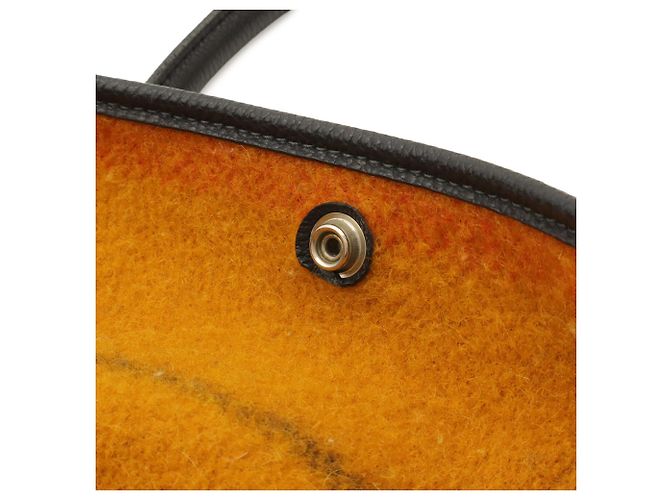 Hermès HERMES Garden PM Tote Bag Orange Yellow Navy blue - view 8