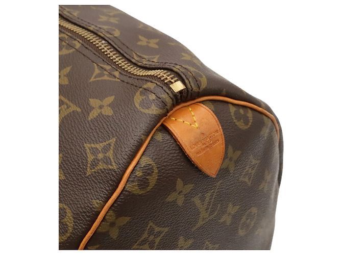 Borsa Boston Louis Vuitton Monogram Keepall 50 Marrone - vista 10