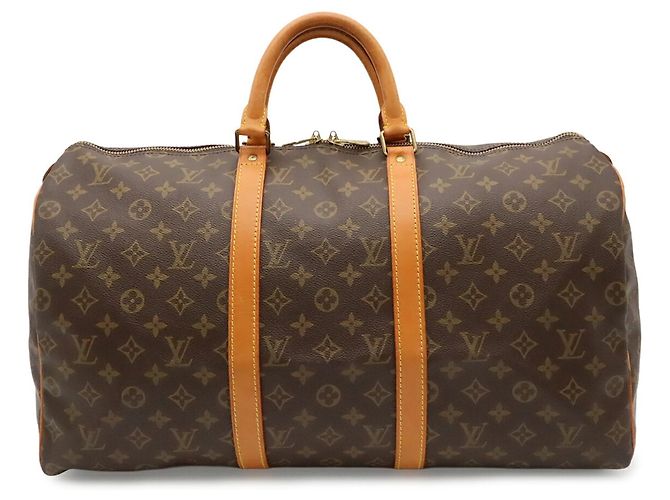 Borsa Boston Louis Vuitton Monogram Keepall 50 Marrone - vista 2