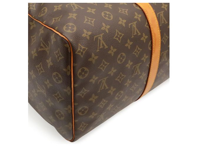 Borsa Boston Louis Vuitton Monogram Keepall 50 Marrone - vista 4