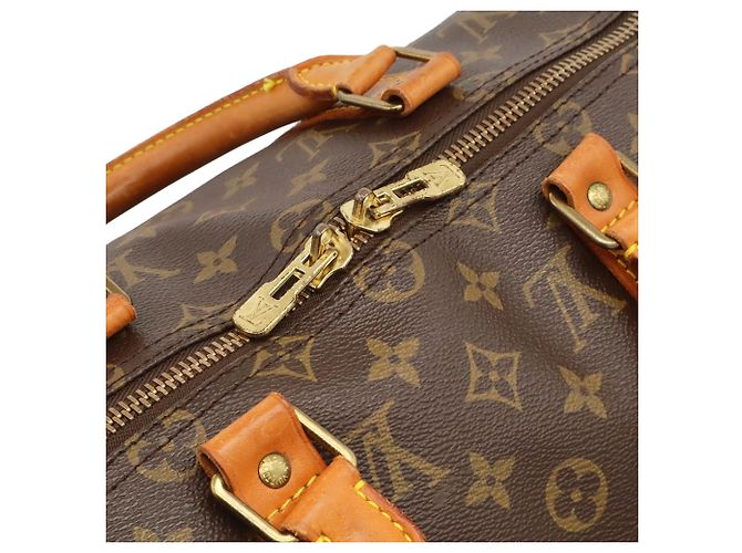 Borsa Boston Louis Vuitton Monogram Keepall 50 Marrone - vista 6