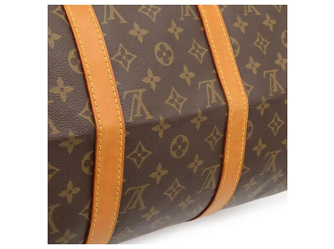 Borsa Boston Louis Vuitton Monogram Keepall 50 Marrone - vista 8