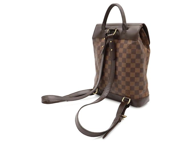 Zaino Louis Vuitton Damier Soho Marrone - vista 3
