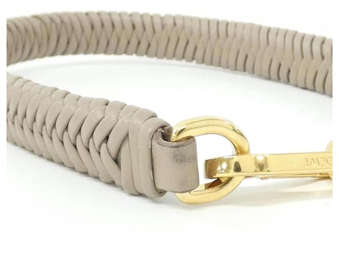 Bracciale Loewe Arrow Woven Strap Beige - vista 4