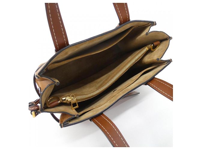 Borsa a mano piccola con manico Loewe Gate Marrone - vista 8