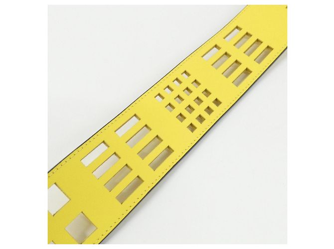 Cinturino in pelle giallo Loewe - vista 2