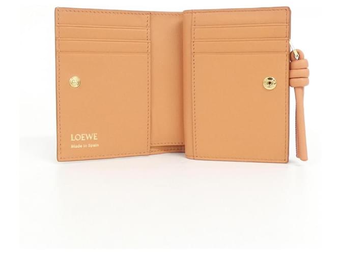 Cartera compacta Loewe Knot Castaño - vista 6