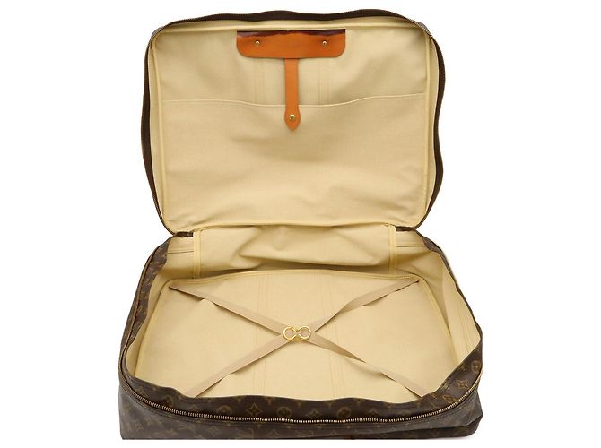 Borsa Boston Louis Vuitton Monogram Sirius 55 Marrone - vista 7