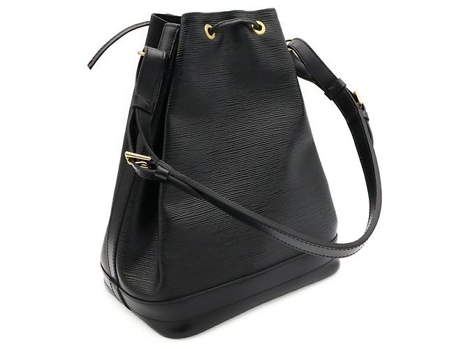 Borsa a tracolla Louis Vuitton Epi Noe in nero - vista 3