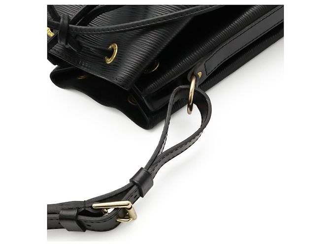 Borsa a tracolla Louis Vuitton Epi Noe in nero - vista 5