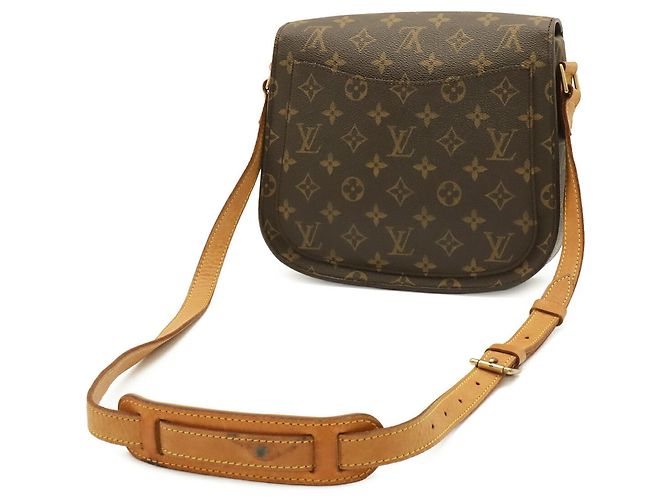 Borsa a Spalla Louis Vuitton Monogram Saint Cloud GM 24 Marrone - vista 3
