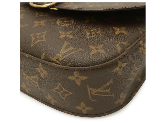 Borsa a Spalla Louis Vuitton Monogram Saint Cloud GM 24 Marrone - vista 4