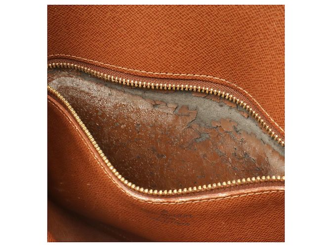 Borsa a Spalla Louis Vuitton Monogram Saint Cloud GM 24 Marrone - vista 9