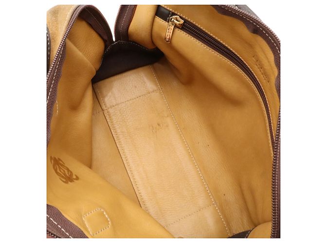 Borsa Loewe Amazona 27 Beige Marrone scuro - vista 10