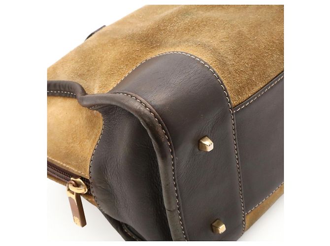 Borsa Loewe Amazona 27 Beige Marrone scuro - vista 4