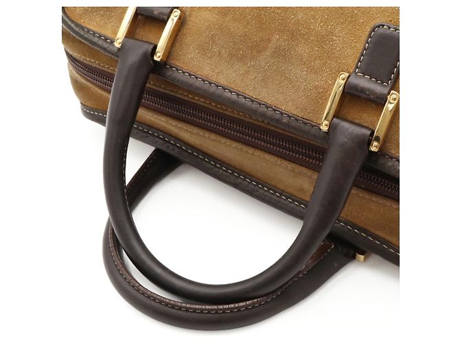 Borsa Loewe Amazona 27 Beige Marrone scuro - vista 5