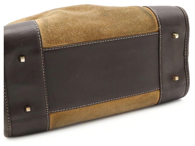 Borsa Loewe Amazona 27 Beige Marrone scuro - vista 9