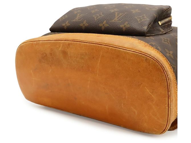 Zaino Louis Vuitton Monogram Montsouris GM Marrone - vista 4