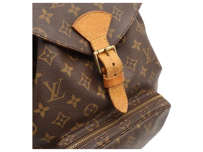 Zaino Louis Vuitton Monogram Montsouris GM Marrone - vista 7