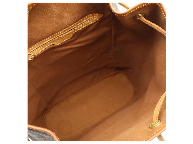 Zaino Louis Vuitton Monogram Montsouris GM Marrone - vista 9