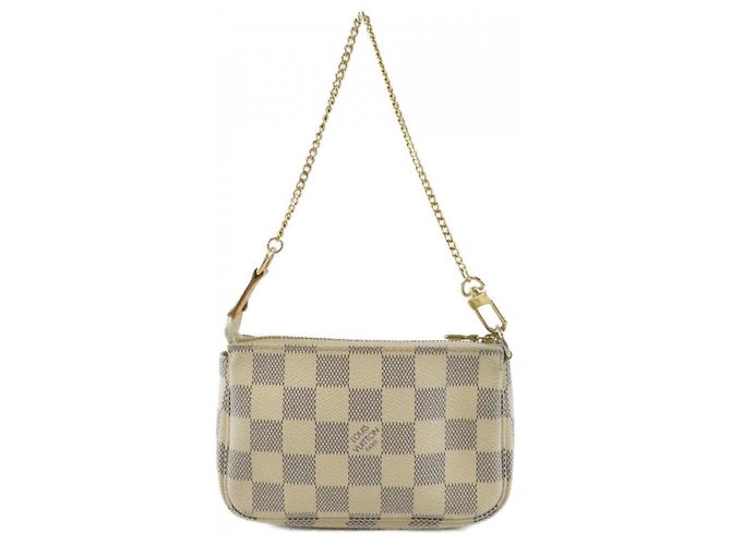 Louis Vuitton Damier Azur Mini Pochette Accessoires Blu - vista 2