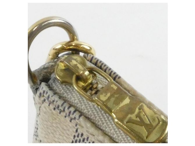 Louis Vuitton Damier Azur Mini Pochette Accessoires Blu - vista 5