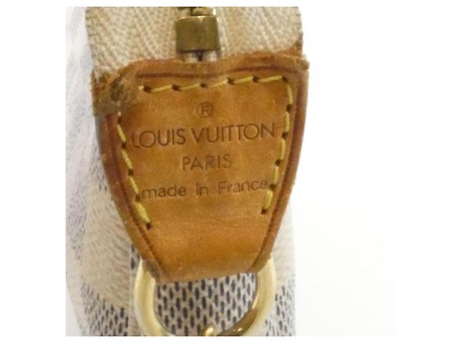 Louis Vuitton Damier Azur Mini Pochette Accessoires Blu - vista 7