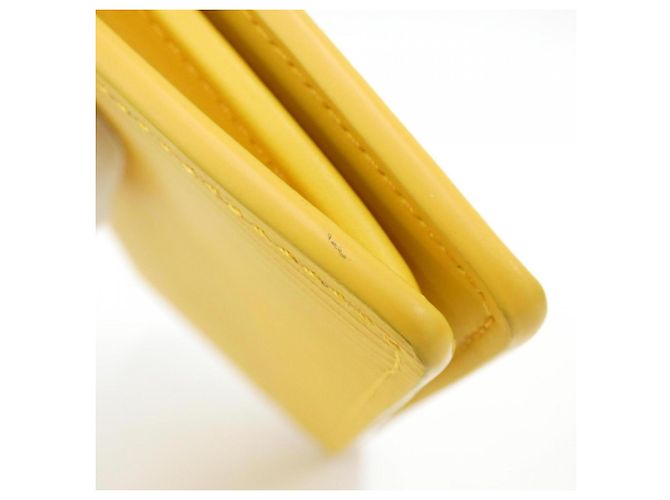 Louis Vuitton Epi Brazza Long Wallet Gelb - Ansicht 4