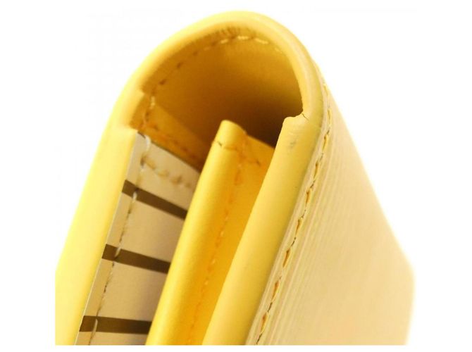 Louis Vuitton Epi Brazza Long Wallet Gelb - Ansicht 5