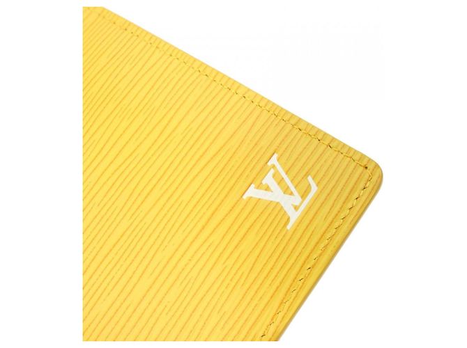 Louis Vuitton Epi Brazza Long Wallet Gelb - Ansicht 6